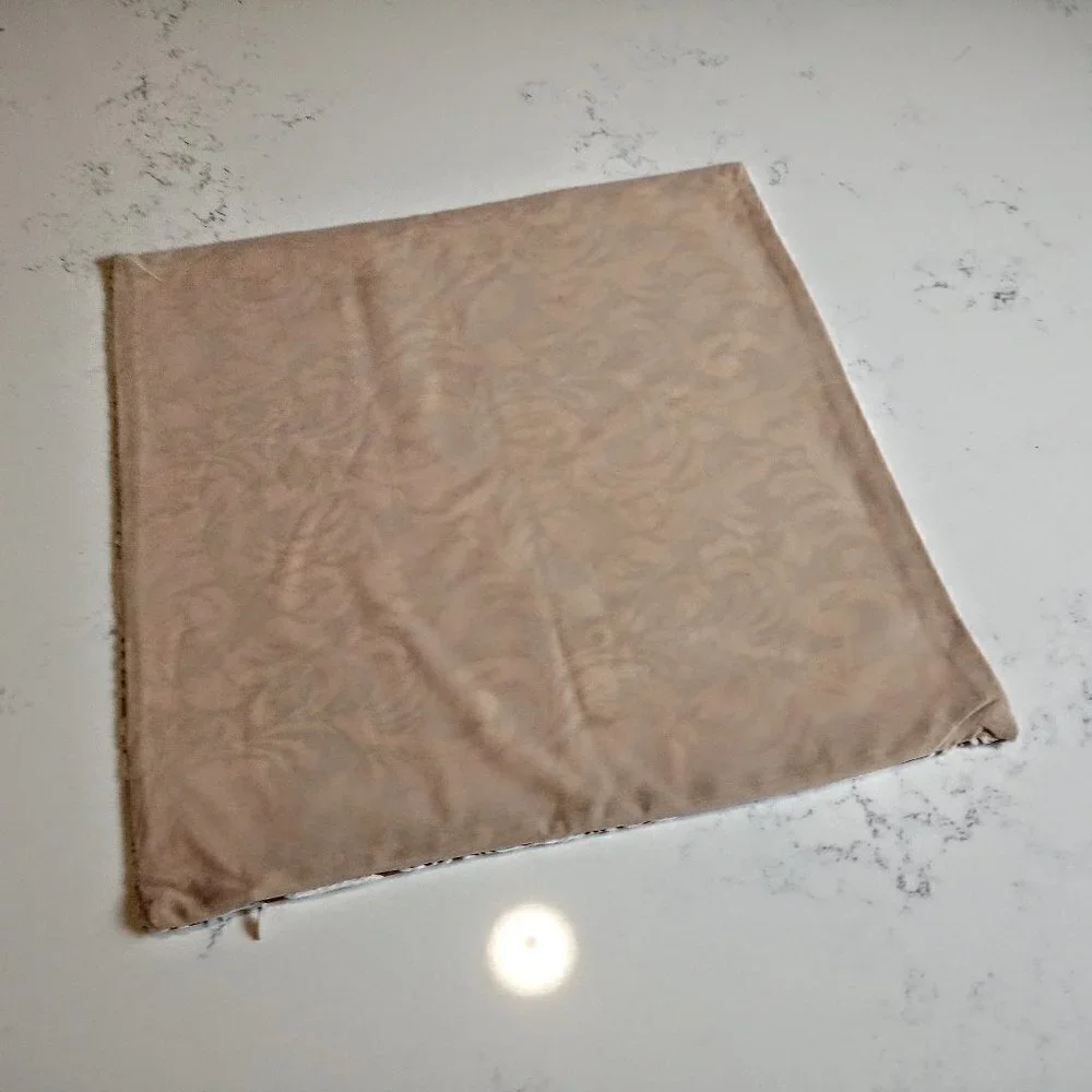 Vintage French Silk Print Pillow Sham Covers
